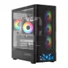 Arvuti korpus MODECOM VOLCANO AQ500 ARGB MIDI must