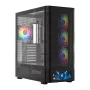 Arvuti korpus MODECOM VOLCANO AQ500 ARGB MIDI must