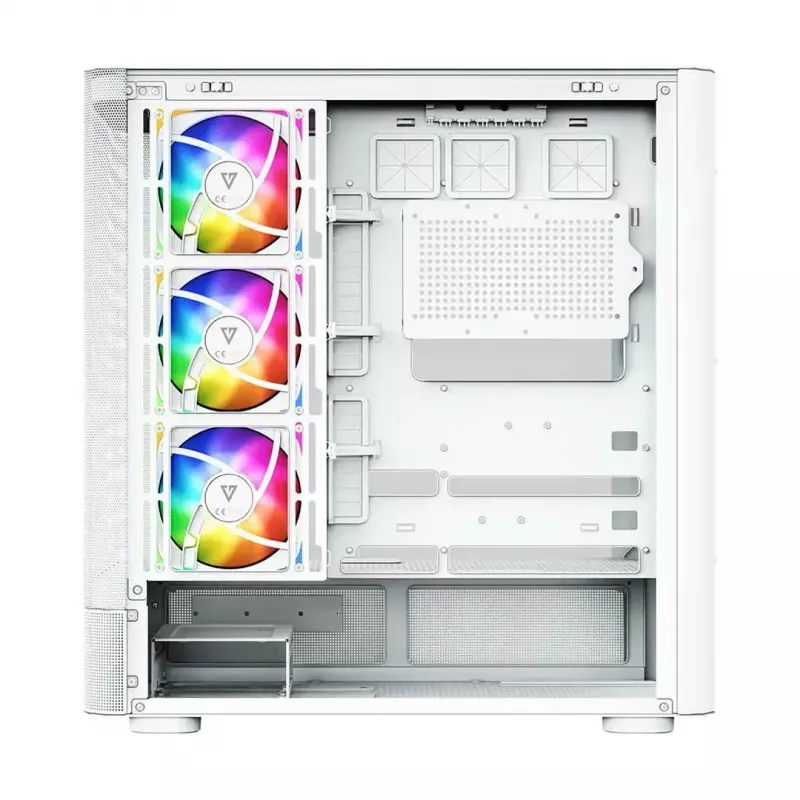 Arvutikorpus MODECOM VOLCANO AQ500 ARGB MIDI valge