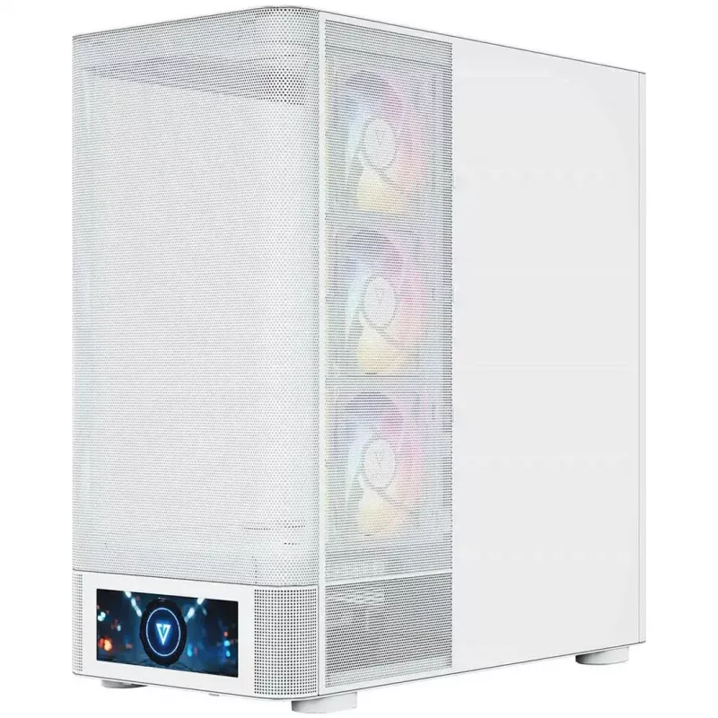 Arvutikorpus MODECOM VOLCANO AQ500 ARGB MIDI valge