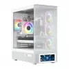 Arvutikorpus MODECOM VOLCANO AQ500 ARGB MIDI valge