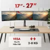 Monitorikinnitus MACLEAN MC-137 — gaasvedru, 3 monitorile 17 tolli–27 tolli, 2–8 kg igaüks, must