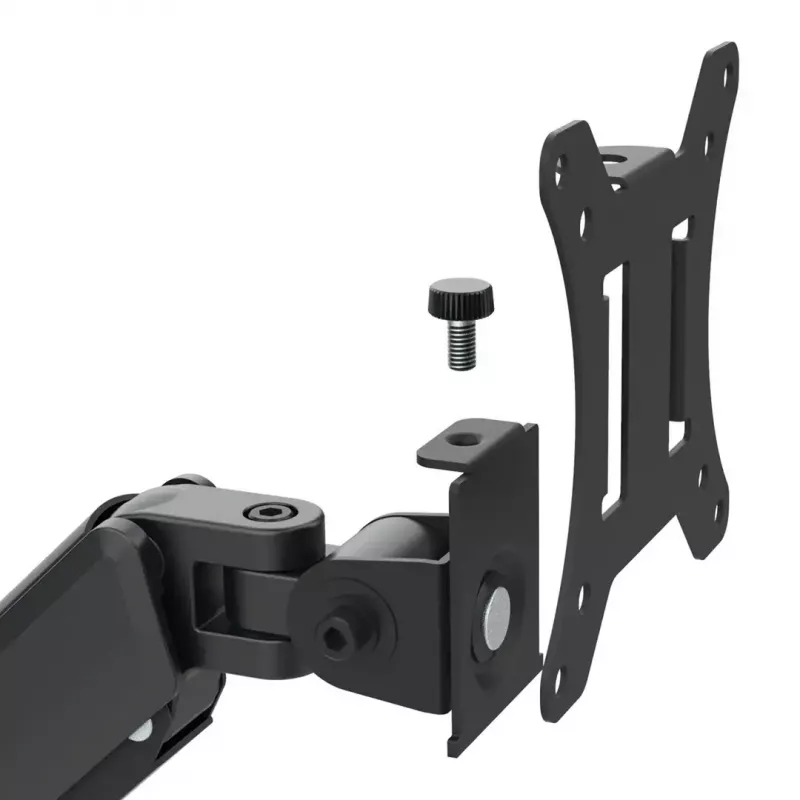 Monitorikinnitus MACLEAN MC-137 — gaasvedru, 3 monitorile 17 tolli–27 tolli, 2–8 kg igaüks, must