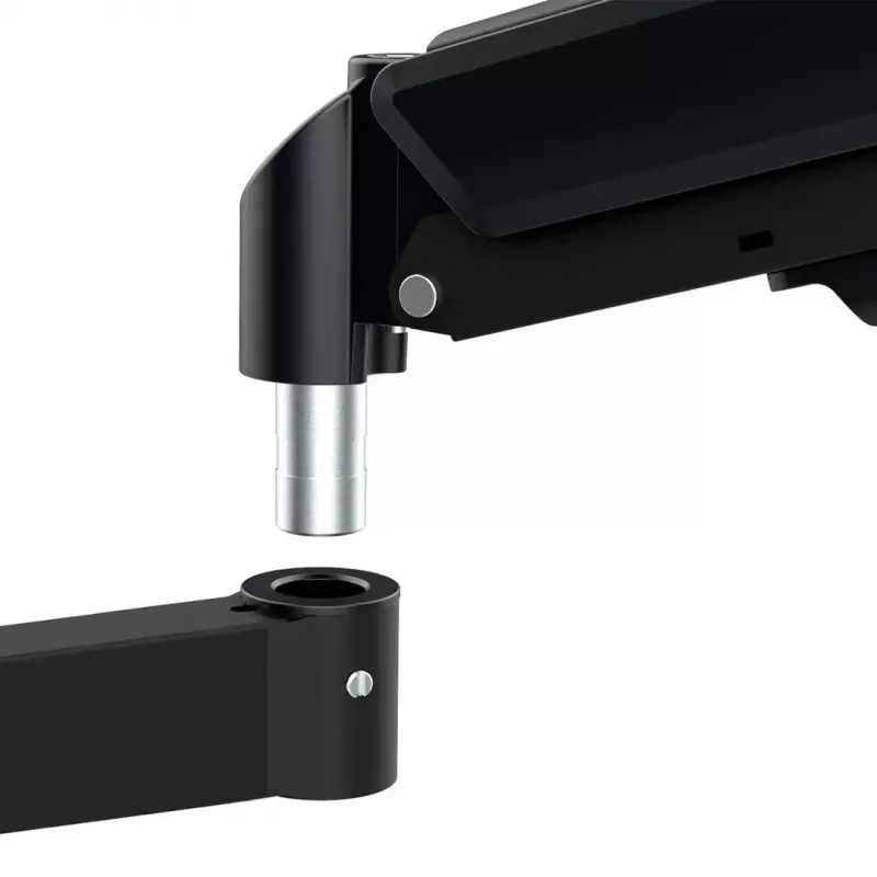 Monitorikinnitus MACLEAN MC-137 — gaasvedru, 3 monitorile 17 tolli–27 tolli, 2–8 kg igaüks, must