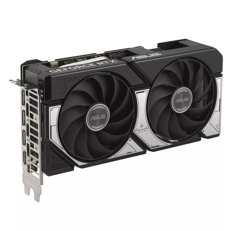 Videokaart ASUS GeForce RTX 5060 Ti Dual — 8 GB GDDR7, 128-bit, PCIe 5.0, aktiivne jahutus (2 ventilaatorit), max 7680×4320