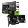 Videokaart ASUS GeForce RTX 5060 Ti Dual — 8 GB GDDR7, 128-bit, PCIe 5.0, aktiivne jahutus (2 ventilaatorit), max 7680×4320