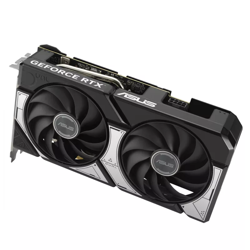 Videokaart ASUS GeForce RTX 5060 Ti Dual — 8 GB GDDR7, 128-bit, PCIe 5.0, aktiivne jahutus (2 ventilaatorit), max 7680×4320