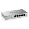 Hallatav L2 Gigabit PoE lauaarvuti võrgulüliti Zyxel GS1200-5HPV3 — 5x Gigabit (10/100/1000), PoE, DC-sisend, 10 Gbps lülitusvõime