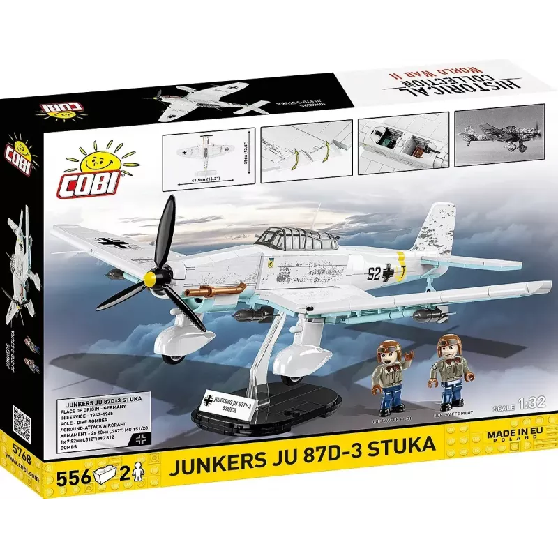 Cobi Blocks Junkers JU 87D-3 Stuka ehituskomplekt 556 tk