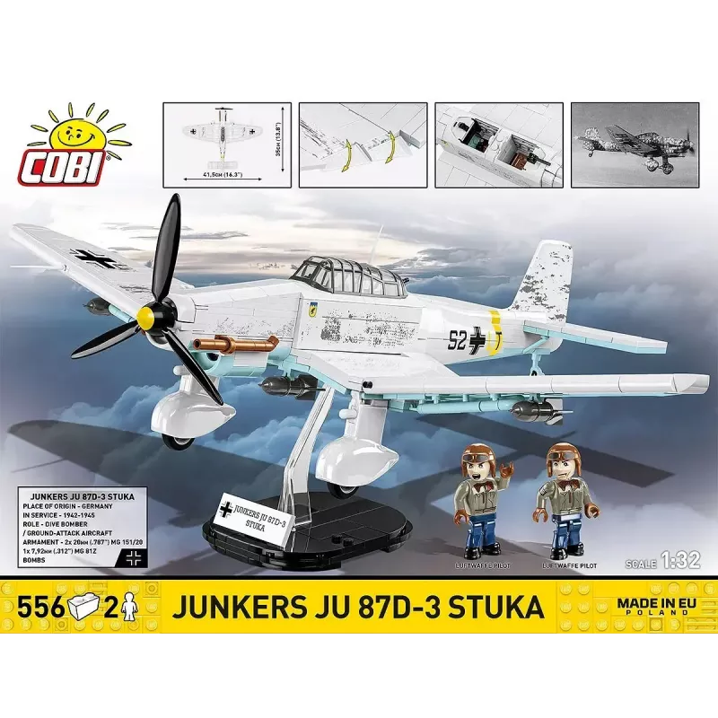 Cobi Blocks Junkers JU 87D-3 Stuka ehituskomplekt 556 tk