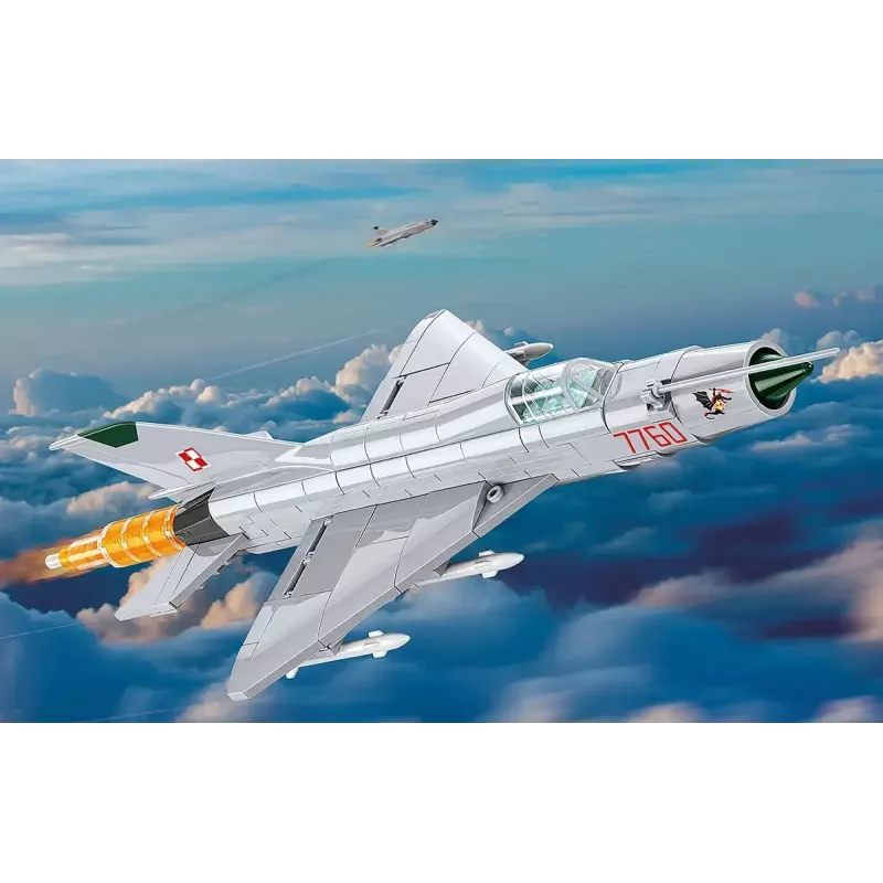 Ehitusklotsid Cobi Mig-21 MF 381 klotsi komplekt — ehitusmänguasi mudel