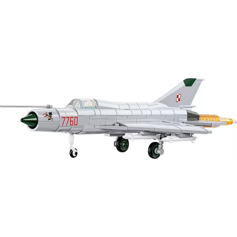 Ehitusklotsid Cobi Mig-21 MF 381 klotsi komplekt — ehitusmänguasi mudel