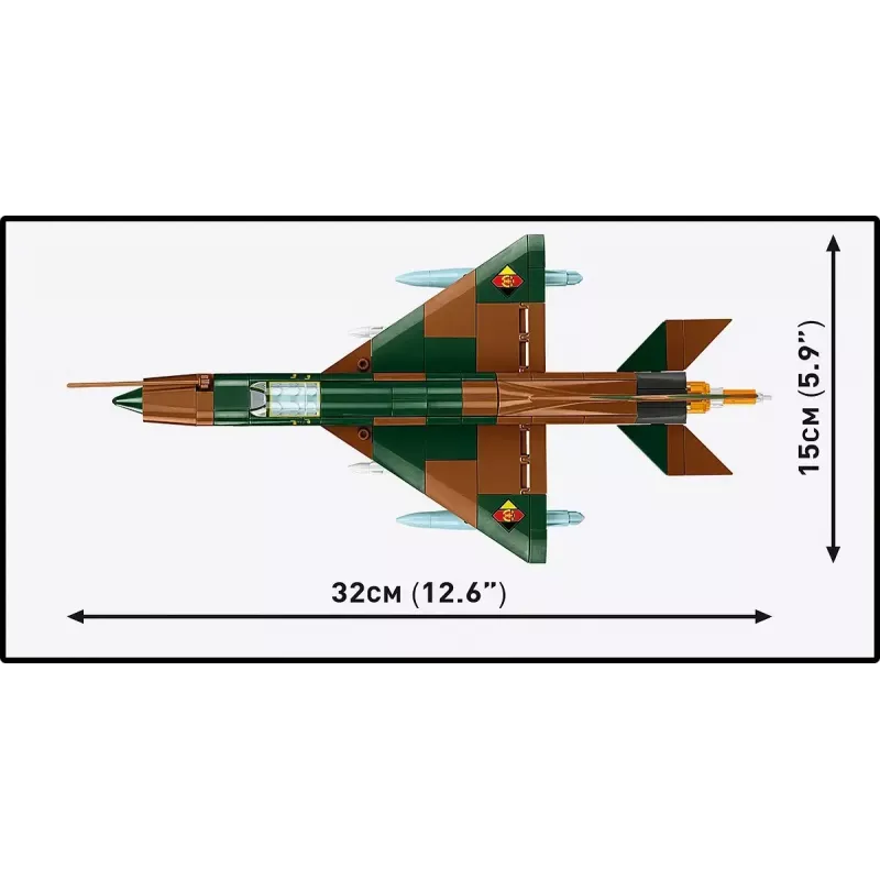 Cobi Mig-21 mudelikomplekt 396 tk – Cobi Blocks ehituskomplekt