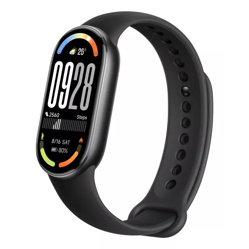 Randmeaktiivsuse jälgija Xiaomi Smart Band 10 AMOLED 1,72 tolli (4,37 cm) Must, 233 mAh, 212×520 px