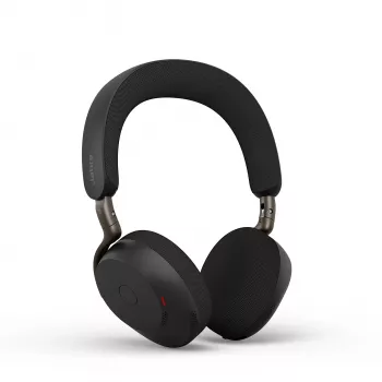 Jabra Evolve3 75 - MS Link390a - Must, Juhtmevaba, 20 - 20000 Hz, Kõned/Muusika, 180 g, Kõrvaklapid, Must