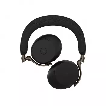 Jabra Evolve3 75 - MS Link390a - Must, Juhtmevaba, 20 - 20000 Hz, Kõned/Muusika, 180 g, Kõrvaklapid, Must