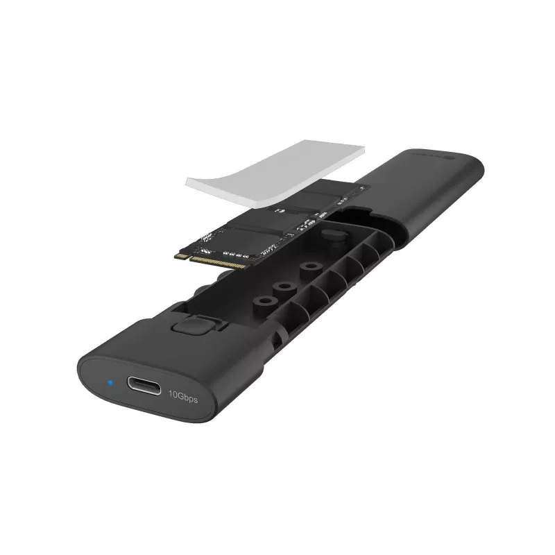 ICY BOX M.2 NVMe ümbris USB 3.2 Gen 2 USB-C, SSD ümbris, M.2, PCI Express, 10 Gbit/s, Hot-swap, Must