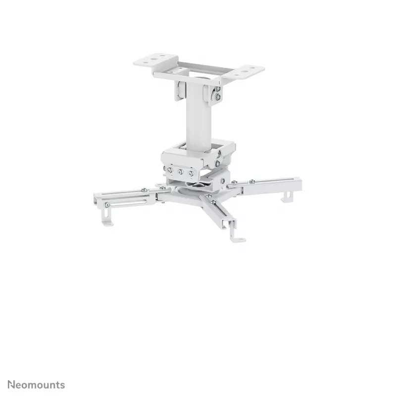 Laeprojektori kinnitus Neomounts CL25-530WH1 — täisliigutusega, maksimaalne koormus 45 kg, kõrgus 25,5 cm, valge
