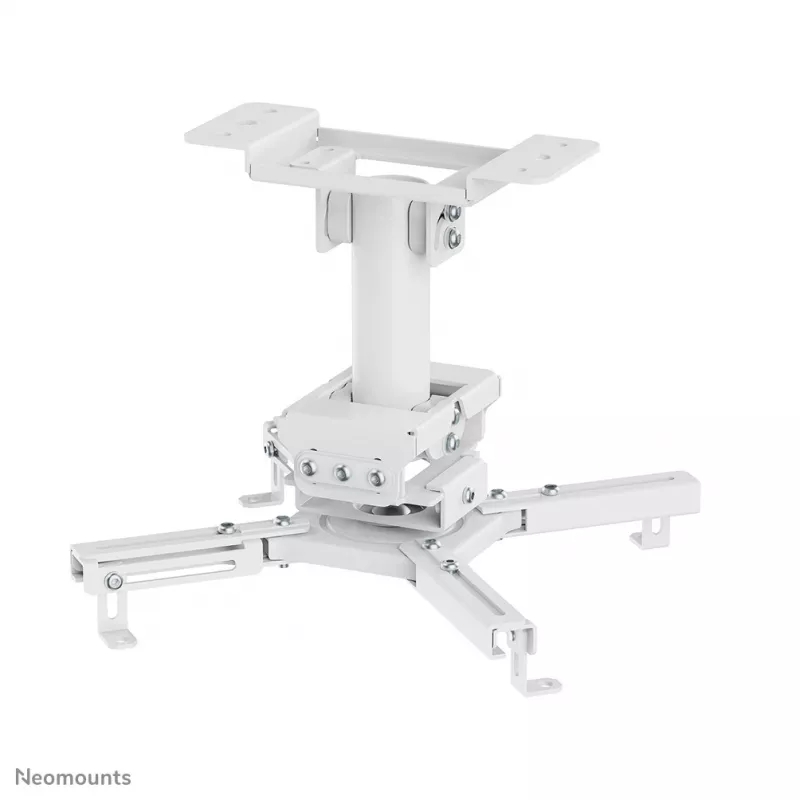 Laeprojektori kinnitus Neomounts CL25-530WH1 — täisliigutusega, maksimaalne koormus 45 kg, kõrgus 25,5 cm, valge