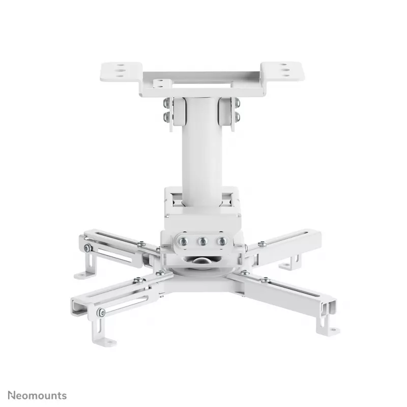 Laeprojektori kinnitus Neomounts CL25-530WH1 — täisliigutusega, maksimaalne koormus 45 kg, kõrgus 25,5 cm, valge