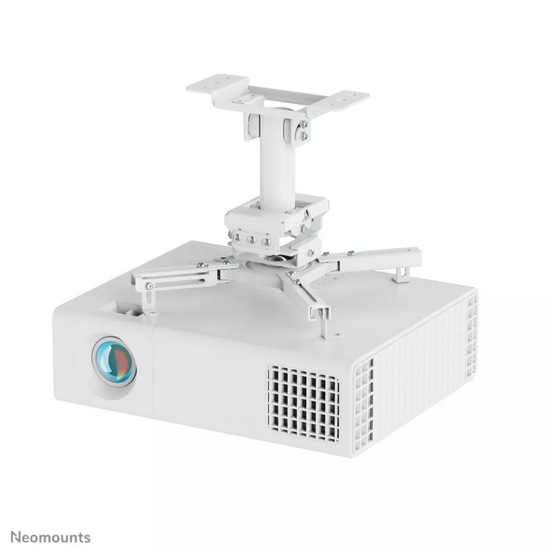 Laeprojektori kinnitus Neomounts CL25-530WH1 — täisliigutusega, maksimaalne koormus 45 kg, kõrgus 25,5 cm, valge