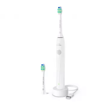 Laetav soniline hambahari Philips Sonicare 2100 HX4022/01 — 1 käepide, 2 harjapead, Li‑Ion aku, igapäevase hoolduse režiim