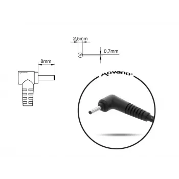 Toiteadapter MITSU ZM/AS19342E 19V 3,42A sülearvutitele ja kaasaskantavatele seadmetele