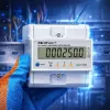 Kolmefaasiline energiamõõtur QOLTEC 50980 — 400 V, 100 A lähtestamisega