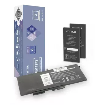 MITSU 5BM335 korduvlaetav sülearvuti aku Dellile, 6000 mAh
