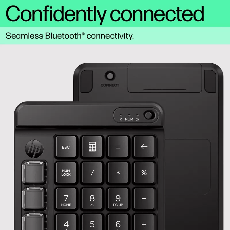 HP 430 Programmeeritav juhtmevaba klahvistik, juhtmevaba, Bluetooth, mehaaniline, must