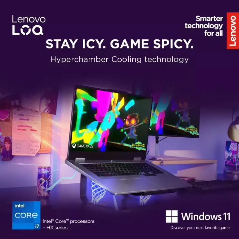 Sülearvuti Lenovo LOQ 17IRX10 17,3-tolline FHD IPS i7-13650HX 16 GB DDR5 1 TB SSD NVIDIA GeForce RTX 5060 8 GB Windows 11 Home Luna Grey