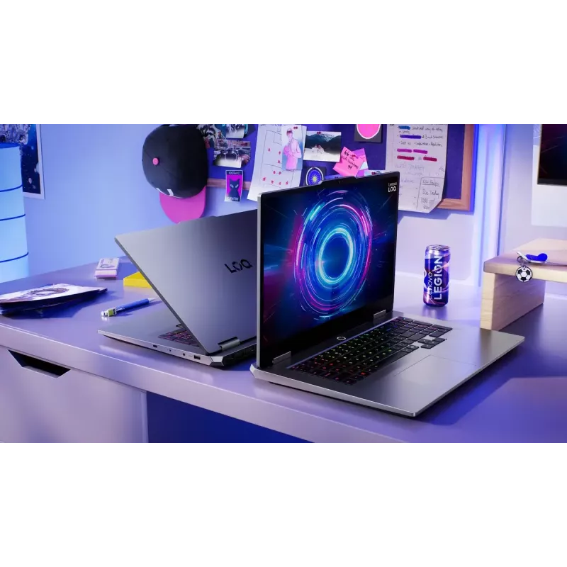 Sülearvuti Lenovo LOQ 17IRX10 17,3-tolline FHD IPS i7-13650HX 16 GB DDR5 1 TB SSD NVIDIA GeForce RTX 5060 8 GB Windows 11 Home Luna Grey