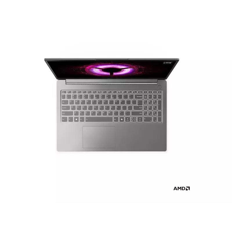 Sülearvuti Lenovo LOQ 15ARP10E 15,6 tolli FHD IPS Luna Grey — AMD Ryzen 7 7735HS, 16GB DDR5, 512GB SSD, NVIDIA RTX 4050 6GB, Win11 Home