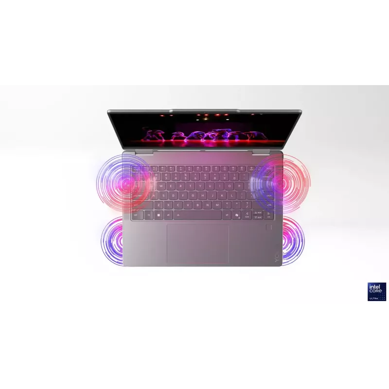 Lenovo Yoga 7 2-in-1 14ILL10 | Luna Grey | 14 tolli | OLED | puutetundlik ekraan | WUXGA | 1920 x 1200 pikslit | Intel Core Ultra 7 | 256V | 16 GB | joodetud LPDDR5x | pooljuhtketta maht 512 GB | Intel Arc Graphics 140V | Windows 11 Home | 802.11be | Bluetooth versioon 5.4 | klaviatuuri keel inglise | klaviatuur taustvalgustusega | garantii 24 kuud | aku garantii 12 kuud