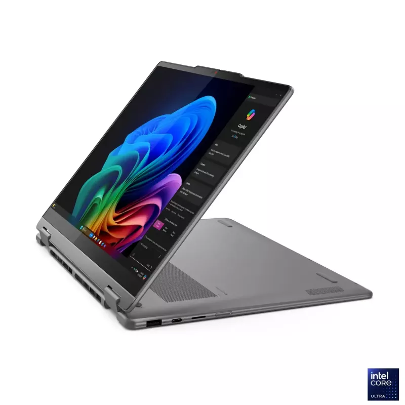 Lenovo Yoga 7 2-in-1 14ILL10 | Luna Grey | 14 tolli | OLED | puutetundlik ekraan | WUXGA | 1920 x 1200 pikslit | Intel Core Ultra 7 | 256V | 16 GB | joodetud LPDDR5x | pooljuhtketta maht 512 GB | Intel Arc Graphics 140V | Windows 11 Home | 802.11be | Bluetooth versioon 5.4 | klaviatuuri keel inglise | klaviatuur taustvalgustusega | garantii 24 kuud | aku garantii 12 kuud