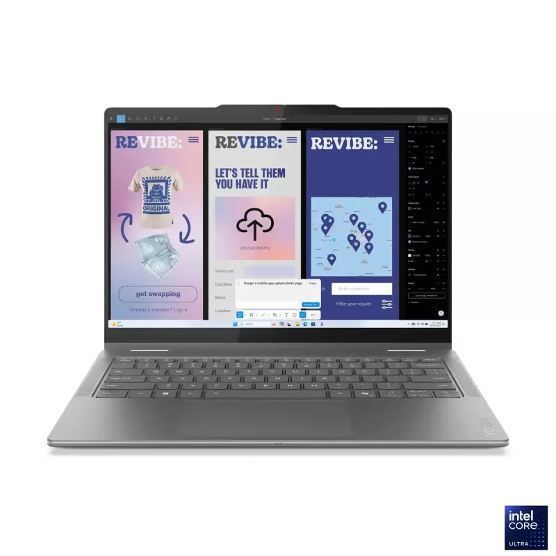 Lenovo Yoga 7 2-in-1 14ILL10 | Luna Grey | 14 tolli | OLED | puutetundlik ekraan | WUXGA | 1920 x 1200 pikslit | Intel Core Ultra 7 | 256V | 16 GB | joodetud LPDDR5x | pooljuhtketta maht 512 GB | Intel Arc Graphics 140V | Windows 11 Home | 802.11be | Bluetooth versioon 5.4 | klaviatuuri keel inglise | klaviatuur taustvalgustusega | garantii 24 kuud | aku garantii 12 kuud