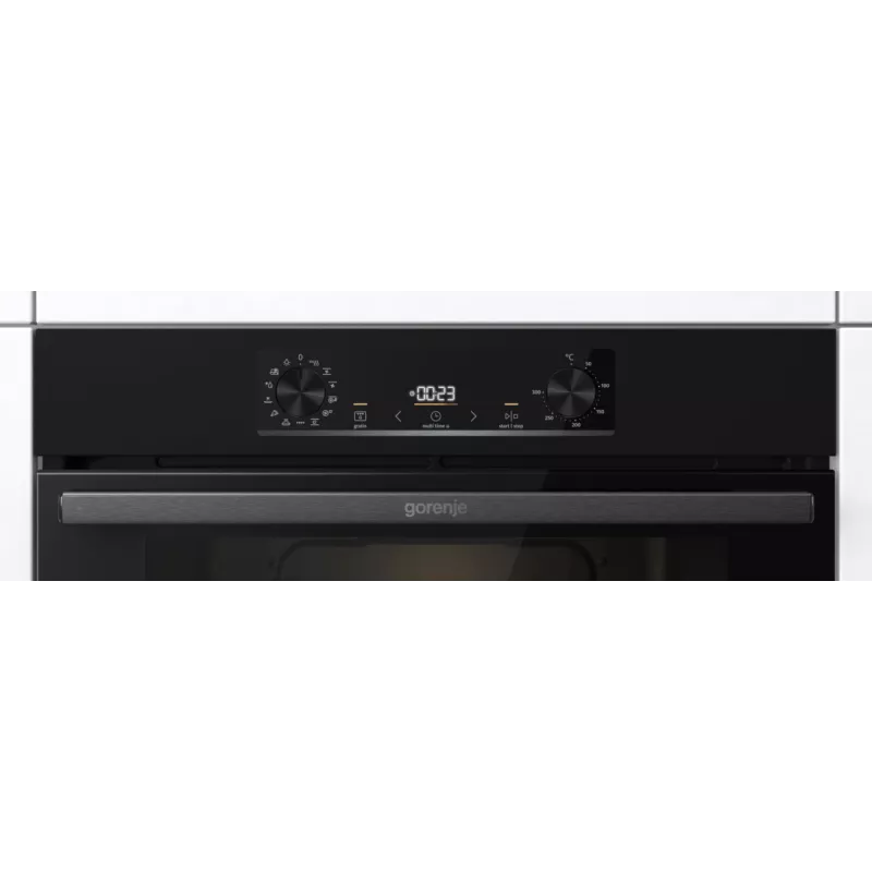 Gorenje Elektrisk ugn BOS6737E06B RAL9005, Large, Electric, 77 L, 77 L, 2300 W, 300 °C