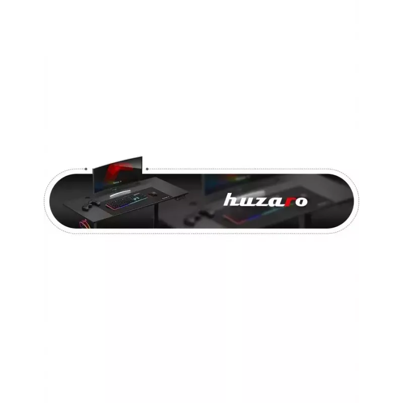 Sirge mängulaud Huzaro Hero 8.2 Must MDF ristkülikukujuline 1200x600 mm, reguleeritav kõrgus 720–1180 mm, 80 kg kandevõime
