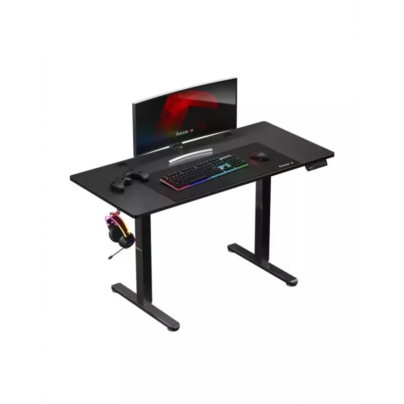 Sirge mängulaud Huzaro Hero 8.2 Must MDF ristkülikukujuline 1200x600 mm, reguleeritav kõrgus 720–1180 mm, 80 kg kandevõime