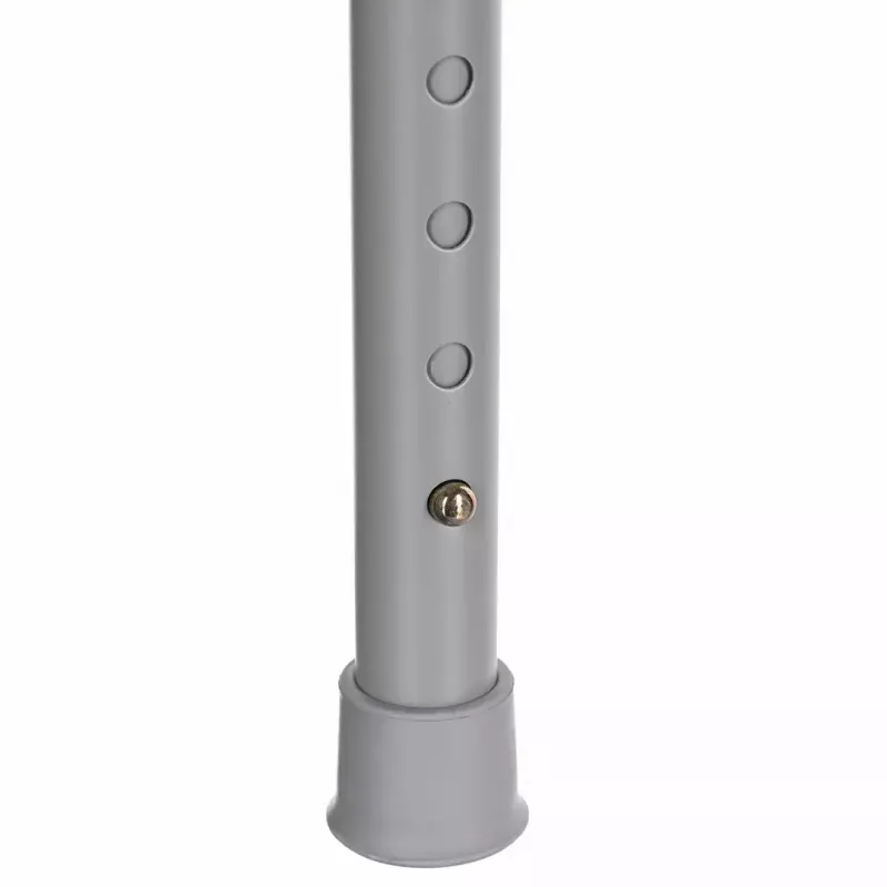 Kokkupandav tualett-tool ANTAR käetugede, hoiukasti, terasraamiga, reguleeritava kõrgusega 35–50 cm, max koormus 120 kg, hall