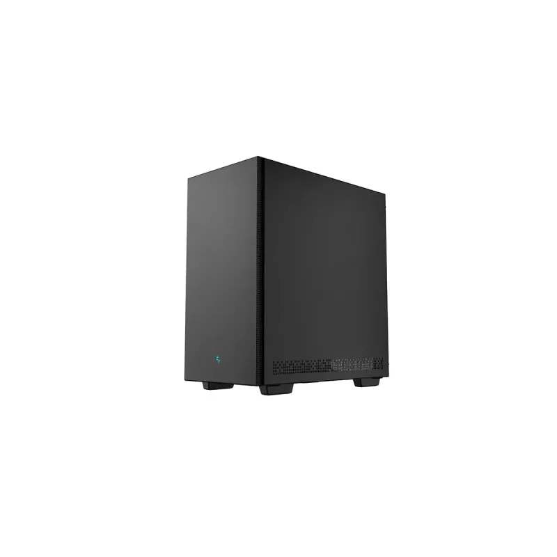 PC korpus DeepCool CH510 Midi Tower Must — karastatud klaas, microATX/ATX, toetab 360 mm ees/üleval radiaatoreid, maks GPU 38 cm, toiteplokk all, 7 laienduspesa