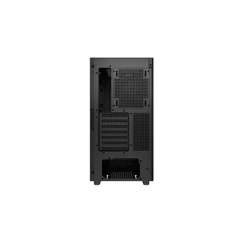 PC korpus DeepCool CH510 Midi Tower Must — karastatud klaas, microATX/ATX, toetab 360 mm ees/üleval radiaatoreid, maks GPU 38 cm, toiteplokk all, 7 laienduspesa