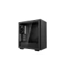 PC korpus DeepCool CH510 Midi Tower Must — karastatud klaas, microATX/ATX, toetab 360 mm ees/üleval radiaatoreid, maks GPU 38 cm, toiteplokk all, 7 laienduspesa