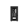 PC korpus DeepCool CH510 Midi Tower Must — karastatud klaas, microATX/ATX, toetab 360 mm ees/üleval radiaatoreid, maks GPU 38 cm, toiteplokk all, 7 laienduspesa