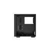 PC korpus DeepCool CH510 Midi Tower Must — karastatud klaas, microATX/ATX, toetab 360 mm ees/üleval radiaatoreid, maks GPU 38 cm, toiteplokk all, 7 laienduspesa