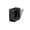 PC korpus DeepCool CH510 Midi Tower Must — karastatud klaas, microATX/ATX, toetab 360 mm ees/üleval radiaatoreid, maks GPU 38 cm, toiteplokk all, 7 laienduspesa