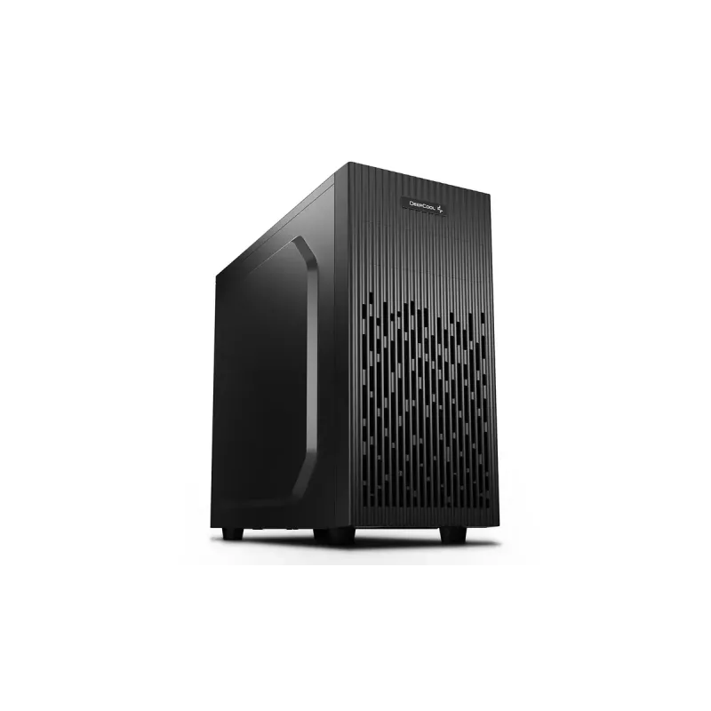 PC korpus DeepCool Matrexx 30 SI Mini Torn — Micro ATX/Mini-ITX, 3x3,5-tollist + 2x2,5-tollist sahtlit, 25 cm GPU, 15,1 cm CPU jahuti, ülemine toiteplokk, must