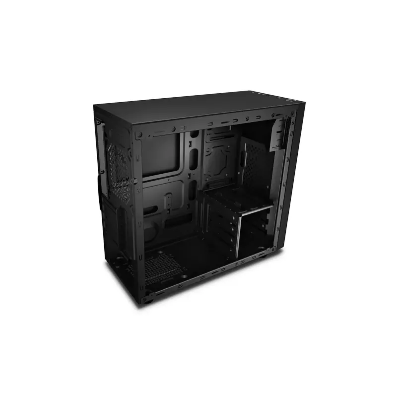 PC korpus DeepCool Matrexx 30 SI Mini Torn — Micro ATX/Mini-ITX, 3x3,5-tollist + 2x2,5-tollist sahtlit, 25 cm GPU, 15,1 cm CPU jahuti, ülemine toiteplokk, must