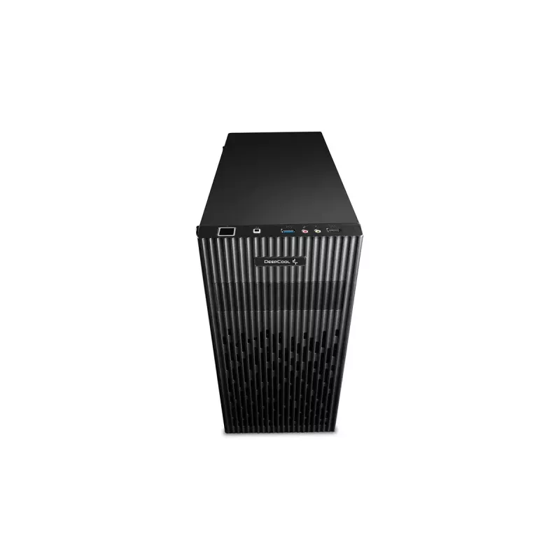 PC korpus DeepCool Matrexx 30 SI Mini Torn — Micro ATX/Mini-ITX, 3x3,5-tollist + 2x2,5-tollist sahtlit, 25 cm GPU, 15,1 cm CPU jahuti, ülemine toiteplokk, must