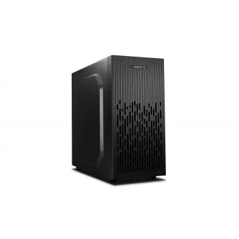 PC korpus DeepCool Matrexx 30 SI Mini Torn — Micro ATX/Mini-ITX, 3x3,5-tollist + 2x2,5-tollist sahtlit, 25 cm GPU, 15,1 cm CPU jahuti, ülemine toiteplokk, must